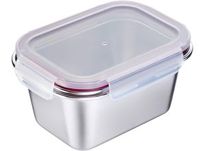 4004094236778 - Lunchbox WESTMARK Edelstahl Lunch Box  Frischhaltedose 1000 ml silber B13cm H9cm L177cm Edelstahl 18 8 Polyprophylen (PP) Silikon Lebensmittelaufbewahrungsbehälter auslaufsichere Brotdose – mikrowellen- & ofenfest