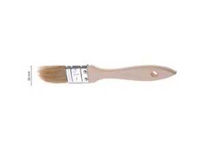 4004094322075 - - Backpinsel Natur Pur 25 mm Naturborste Griff aus Holz