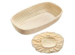 4004094323478 - - Gärkörbchen Set oval mit Bezug 335x205x8cm