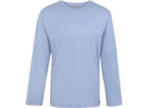 4004124282799 - Basic-Lounge Langarmshirt Rundhals für Herren blau 56