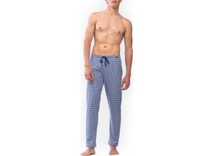 4004124500336 - Pyjama-Hose kariert für Herren blau 56