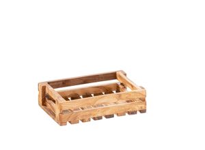 4004133010161 - Allzweckkiste OLIVE braun B22cm H15cm T6cm Holz Aufbewahrungsboxen Jedes Teil ist ein Unikat 22x15 cm