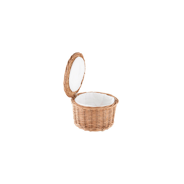 4004133302990 - Eierkorb Lebensmittelaufbewahrungsbehälter Gr H 17 cm beige Eierwärmer Weitere Tischaccessoires handgeflochten Vollweide