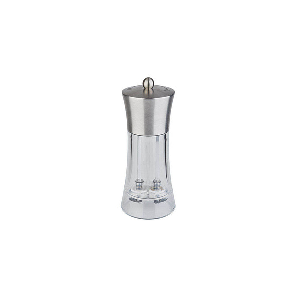 4004133405455 - Salz- Pfeffermühle Küchenmühlen silberfarben (edelstahlfarben transparent) Gewürzmühlen Salzmühlen Pfeffermühlen 2in1 einstellbarer Mahlgrad EdelstahlAcrylglas 4004133405455 - Salz- Pfeffermühle Küchenmühlen silberfarben (edelstahlfarben transparent) Gewürzmühlen Salzmühlen Pfeffermühlen 2in1 einstellbarer Mahlgrad EdelstahlAcrylglas