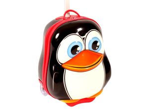 4004181395401 - Kinder-Trolley BOUNCIE PINGUIN (30x21x40) in schwarz pink