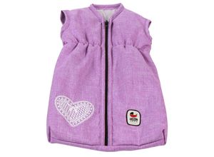 4004181792354 - Puppen-Schlafsack BIG HEART in flieder