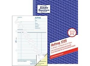 4004182017258 - Auftragsbuch 1725 A5 selbstdurchschreibend 4004182017258 AVERY Zweckform