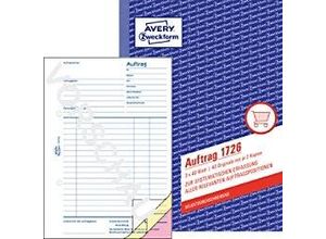 4004182017265 - Auftragsbuch A5 selbstdurchschreibend 4004182017265 AVERY Zweckform