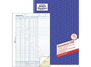 4004182017562 - - Kassenbuch din A4 blau 2 x 40 Bl din A4 blau 2 x 40 Bl Farbe des Einbandes blau