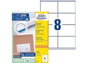 4004182034262 - 3426 Universal-Etiketten 105 x 70 mm Papier Weiß 800 St Permanent haftend Tintenstrahldrucker Laserdrucker Farblaserdrucker Kopierer