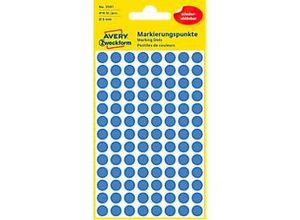 4004182035917 - Markierungspunkte 3591 blau Ø 8mm wiederablösbar 4004182035917 Zweckform 416 Stück