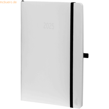 4004182088067 - Buchkalender 50935 White Edition weiß  (A5) 2025 4004182088067 Chronoplan