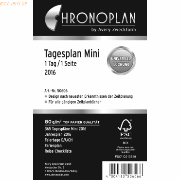 4004182088579 - Kalendereinlage 2026 Tagesplan Mini (79 x 125 cm) 4004182088579 Chronoplan 4004182088579 - Kalendereinlage 2026 Tagesplan Mini (79 x 125 cm) 4004182088579 Chronoplan