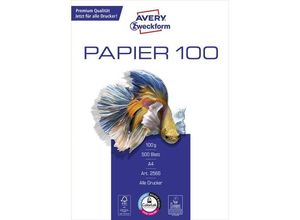 4004182247877 - PAPIER 100 Premium Quality Paper 2566 Universal Druckerpapier Kopierpapier DIN A4 100 g m² 500 Blatt Hochweiß