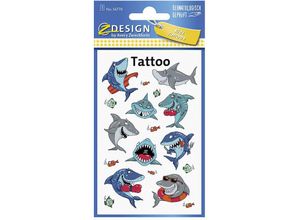 4004182567708 - - kid Tattoos 56770 Haie 1 Bogen