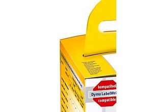 4004182617113 - AVERY Zweckform Ordneretiketten AS0722480 Selbsthaftend Schwarz auf Weiß 59 x 190 mm Thermal 1 Rolle à 110 Etiketten