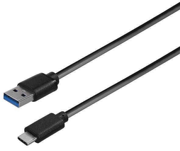 4004220006138 - Hapena USB-Kabel 1m 3113120102 USB-A 30-Stecker - USB-C-Stecker