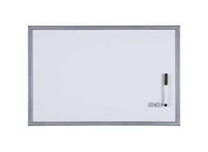 4004280610573 - Magnettafel silber 60 x 40 cm incl 2 Magnete und 1 Filzschreiber Magnettafel & Pinnwand - Vigo