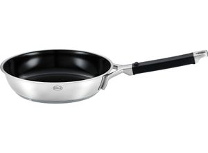 4004293919526 - Bratpfanne RÖSLE SILENCE PRO CeraPlus Pfannen Gr Ø 24 cm + Höhe 95 cm silberfarben (silberfarben schwarz) Bratpfannen natürliche Quarzversiegelung ohne PTFEPFAS Induktion