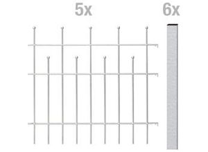 4004338507756 - Alberts Komplettset Zaunfeld Madrid 10 m 495 cm feuerverzinkt zA