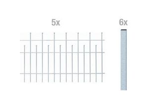 4004338507770 - Alberts Komplettset Zaunfeld Madrid 10 m 985 cm feuerverzinkt zA