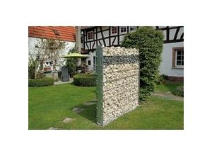 4004338646097 - Alberts Gabionen-Pfosten Step2 12 x 4 x 03 cm 189 cm feuerverzinkt