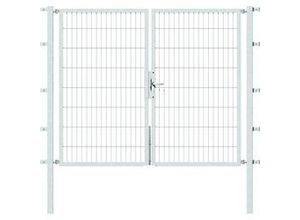 4004338647858 - Alberts Stabgitter Doppeltor Flexo 200 x 160 cm 6 5 6 feuerverzinkt zE