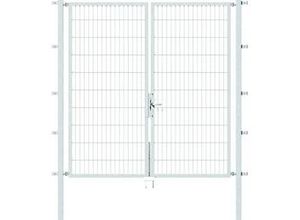 4004338647872 - Alberts Stabgitter Doppeltor Flexo 200 x 200 cm 6 5 6 feuerverzinkt zE