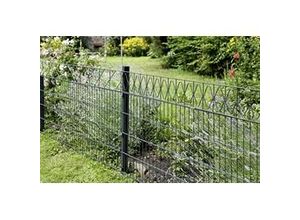 4004338668129 - Alberts Doppelstabmatten-Grundset Eleganz 200 x 100 cm 14 m anthrazit