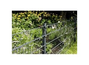 4004338668723 - Alberts Doppelstabmatten-Grundset Bergen 200 x 140 cm 14 m anthrazit