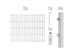 4004338689926 - Alberts Komplettset Doppelstabmatten 10 m 80 cm 6 5 6 feuerverzinkt