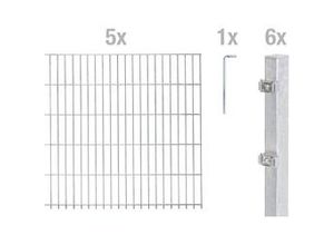 4004338689933 - Alberts Komplettset Doppelstabmatten 10 m 100 cm 6 5 6 feuerverzinkt