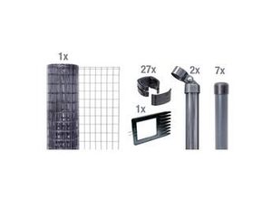 4004338692100 - Alberts Komplettset Schweissgeflecht Fix Clip Pro 10 m 122 cm anthrazit zE 4004338692100 - Alberts Komplettset Schweissgeflecht Fix Clip Pro 10 m 122 cm anthrazit zE