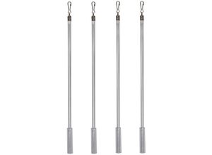 4004339381003 - Schleuderstab indeko Gardinen Schiebevorhänge (Set 4-St) im Fixmaß weiß