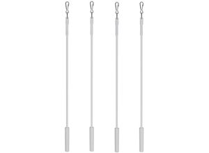 4004339381065 - Schleuderstab indeko Gardinen Schiebevorhänge (Set 4-St) im Fixmaß weiß