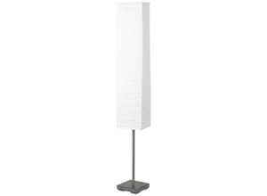 4004353055188 - Lampe Nerva Standleuchte titan weiß 2x C35 E14 40W geeignet für Kerzenlampen (nicht enthalten) Mit Fußschalter - weiß - Brilliant