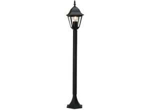 4004353057892 - BRILLIANT Lampe Newport Außenstandleuchte schwarz 1x A60 E27 60W gf Normallampen n ent IP-Schutzart 23 - regengeschützt Für LED-Leuchtmittel