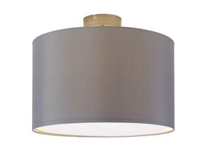 4004353158681 - BRILLIANT Lampe Clarie Deckenleuchte 40cm eisen grau 1x A60 E27 60W geeignet für Normallampen (nicht enthalten) Für LED-Leuchtmittel geeignet