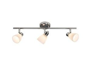 4004353254284 - BRILLIANT Lampe Kensington Spotrohr 3flg chrom weiß 3x QT14 G9 28W geeignet für Stiftsockellampen (nicht enthalten) IP-Schutzart 44 - spritzwassergeschützt