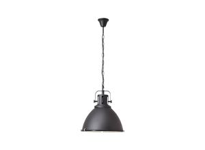 4004353257643 - Lampe Jesper Pendelleuchte 47cm Glas schwarz 1x A60 E27 60W geeignet für Normallampen (nicht enthalten) Kette ist kürzbar - schwarz - Brilliant