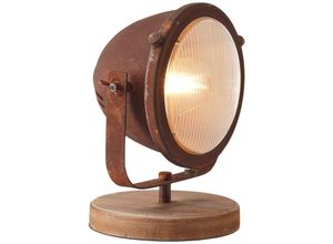 4004353285417 - Lampe Carmen Tischleuchte rostfarbend 1x A60 E27 40W geeignet für Normallampen (nicht enthalten) Mit Schnurzwischenschalter - braun - Brilliant