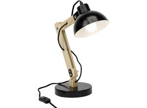 4004353292224 - Lampe Moda Tischleuchte schwarz 1x A60 E27 25W geeignet für Normallampen (nicht enthalten) Mit Schnurzwischenschalter - schwarz - Brilliant