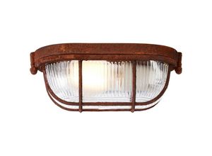 4004353301650 - BRILLIANT Lampe Bobbi Wand- und Deckenleuchte 21cm rostfarbend 1x A60 E27 40W geeignet für Normallampen (nicht enthalten) Für LED-Leuchtmittel geeignet