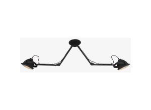 4004353322501 - Lampe Carmen Deckenspot 2flg schwarz korund - Brilliant