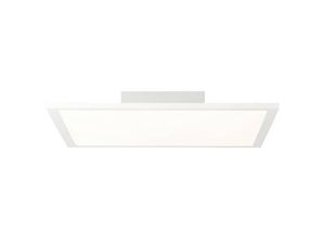 4004353330506 - BRILLIANT Lampe Buffi LED Deckenaufbau-Paneel 40x40cm weiß kaltweiß 1x 24W LED integriert 3120lm 4000K Flächiges Licht für gleichmäßige Raumausleuchtung Schwebende Optik durch flachen Aufbau