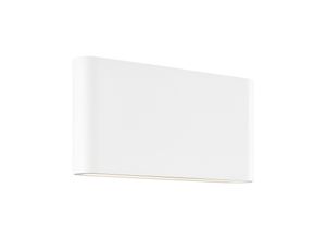 4004353349249 - Welbie led Außenwandleuchte 175cm weiß 1x led integriert 14W led integriert (Lichtstrom 1300lm Lichtfarbe 3000K) - weiß - Brilliant