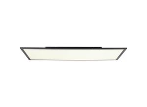 4004353385803 - BRILLIANT Lampe Jacinda LED Deckenaufbau-Paneel 80x40cm sand schwarz 1x LED integriert 37W LED integriert (3800lm 2700-6200K) Über Fernbedienung steuerbar   dimmbar