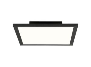 4004353388798 - Lampe Buffi led Deckenaufbau-Paneel 30x30cm sand schwarz Metall Kunststoff 1x 18W led integriert (2340lm 4000K) a+ - schwarz - Brilliant