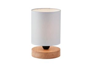 4004353391675 - Lampe Vonnie Tischleuchte grau holz 1x A60 E27 25W Holz aus nachhaltiger Waldwirtschaft (fsc) - grau - Brilliant