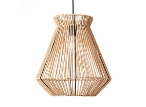 4004353391842 - BRILLIANT Lampe Laraine Pendelleuchte 34cm natur 1x A60 E27 42W Kabel kürzbar   in der Höhe einstellbar